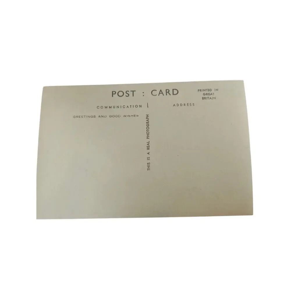 vintage real photo postcard of 
